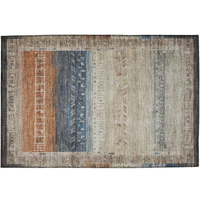 Dalyn Karaj KJ7 Brown Rug rectangular rug