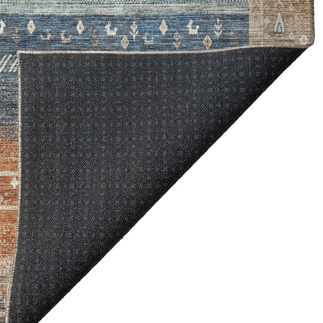Dalyn Karaj KJ7 Brown Rug backing detail