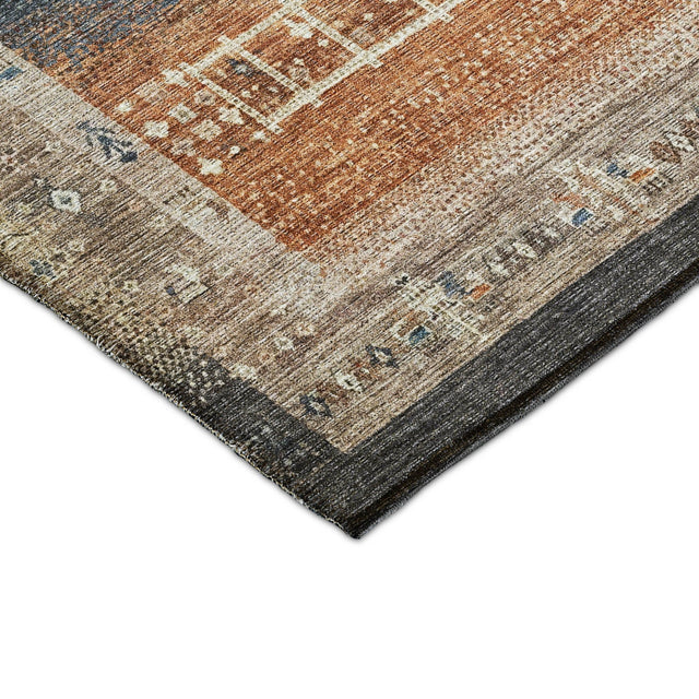 Dalyn Karaj KJ7 Brown Rug corner detail