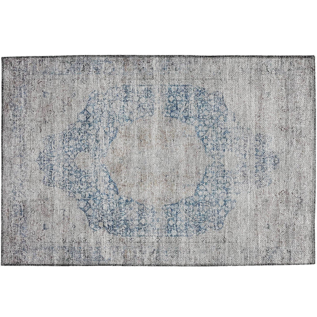 Dalyn Karaj KJ8 Blue Rug rectangular rug