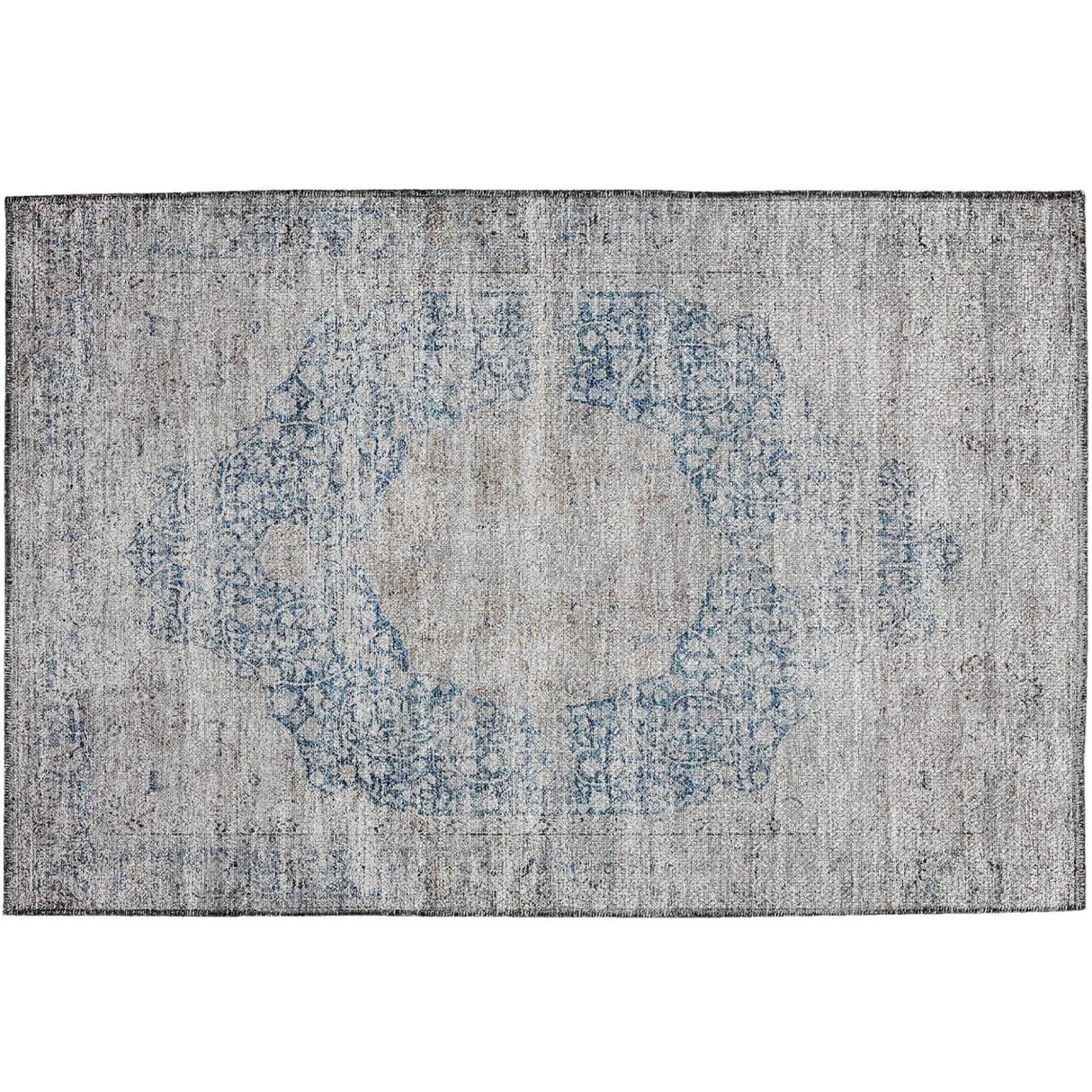 Dalyn Karaj KJ8 Blue Rug rectangular rug
