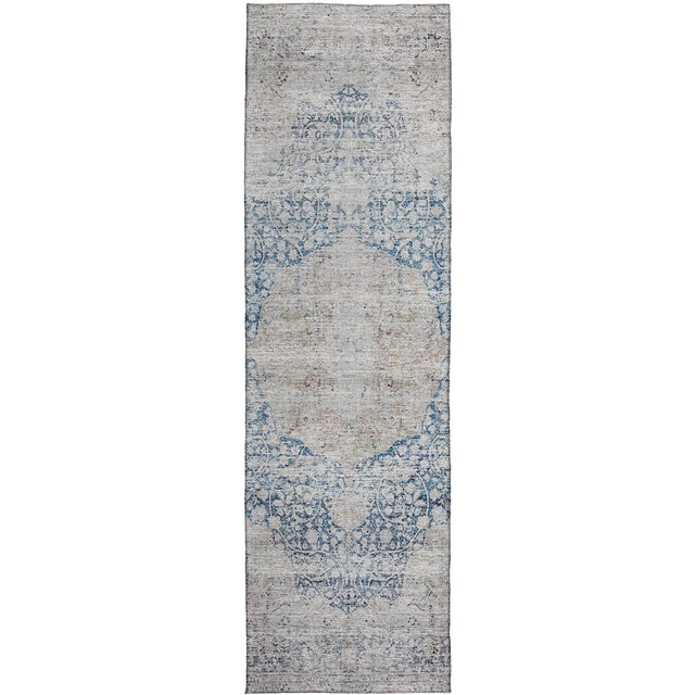 Dalyn Karaj KJ8 Blue Rug runner rug