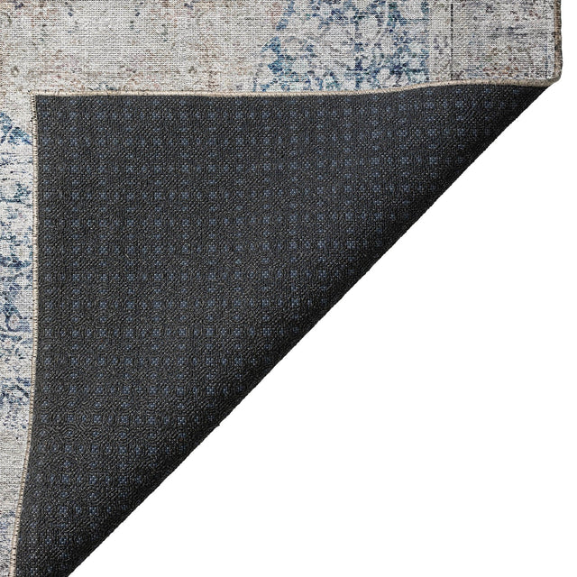 Dalyn Karaj KJ8 Blue Rug backing detail