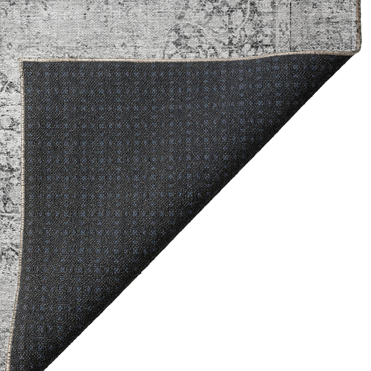 Dalyn Karaj KJ8 Gray Rug backing detail