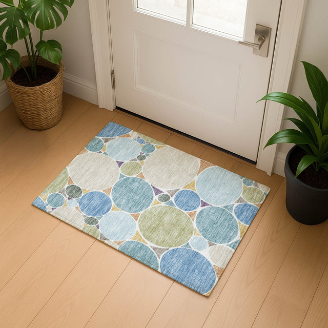 Dalyn Kenner KN1 Seaside Rug shown in a room