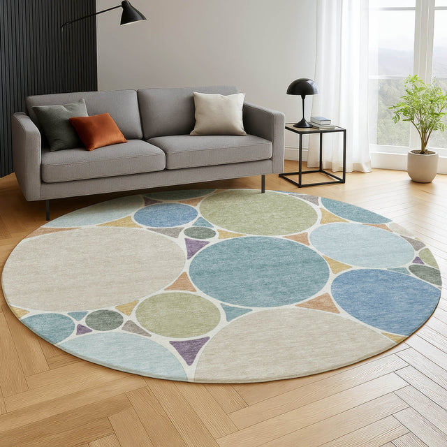 Dalyn Kenner KN1 Seaside Rug shown in a room