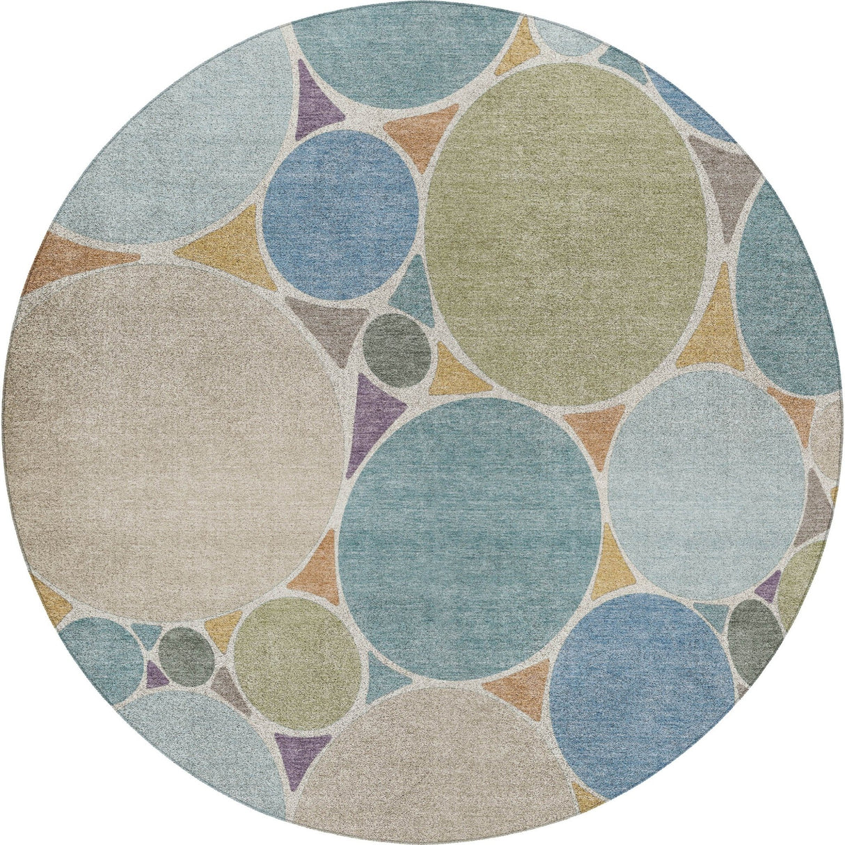 Dalyn Kenner KN1 Seaside Rug round rug
