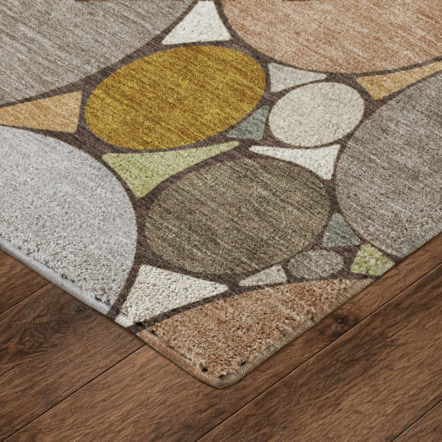 Dalyn Kenner KN1 Taupe Rug corner detail