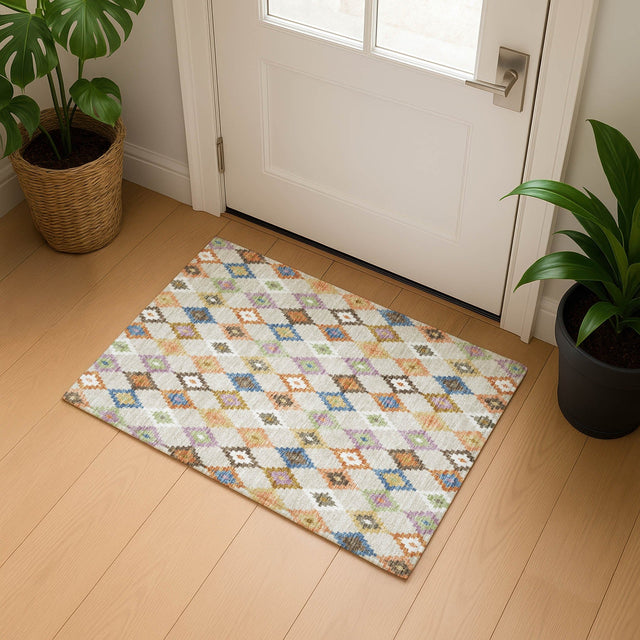 Dalyn Kenner KN10 Beige Rug shown in a room