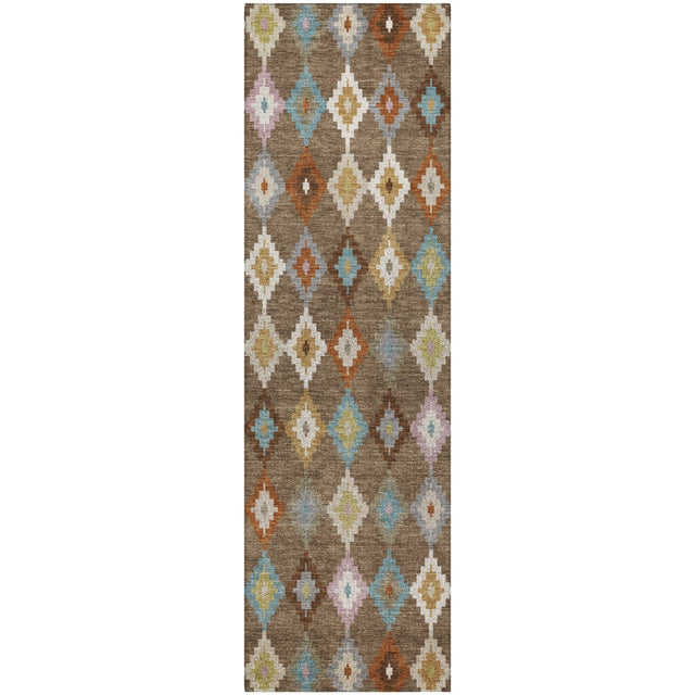 Dalyn Kenner KN10 Chocolate Rug runner rug