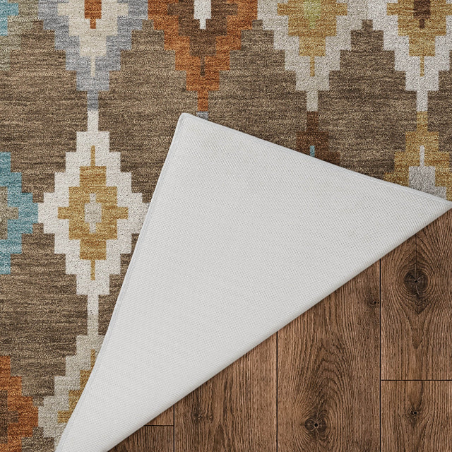 Dalyn Kenner KN10 Chocolate Rug backing detail