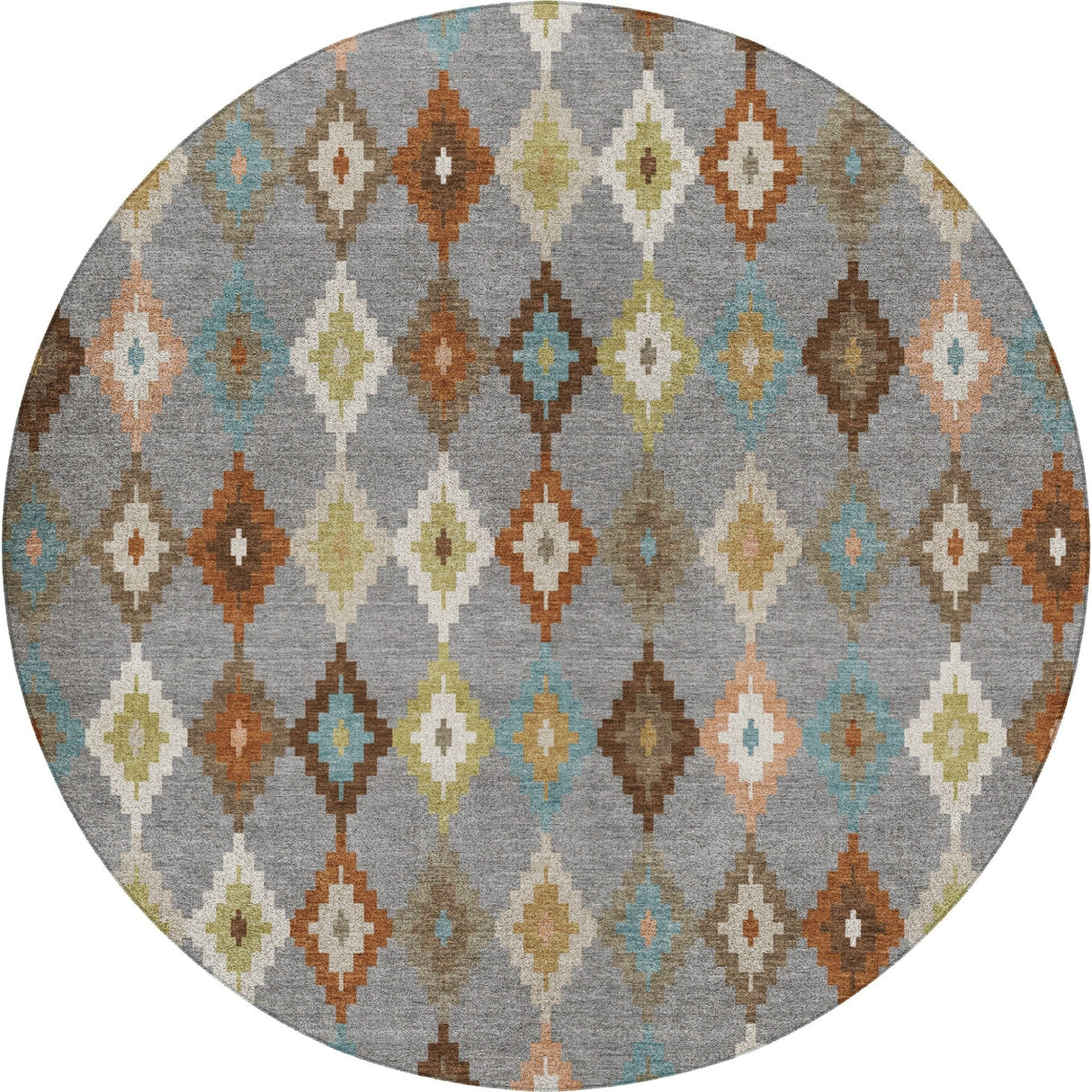 Dalyn Kenner KN10 Gray Rug round rug