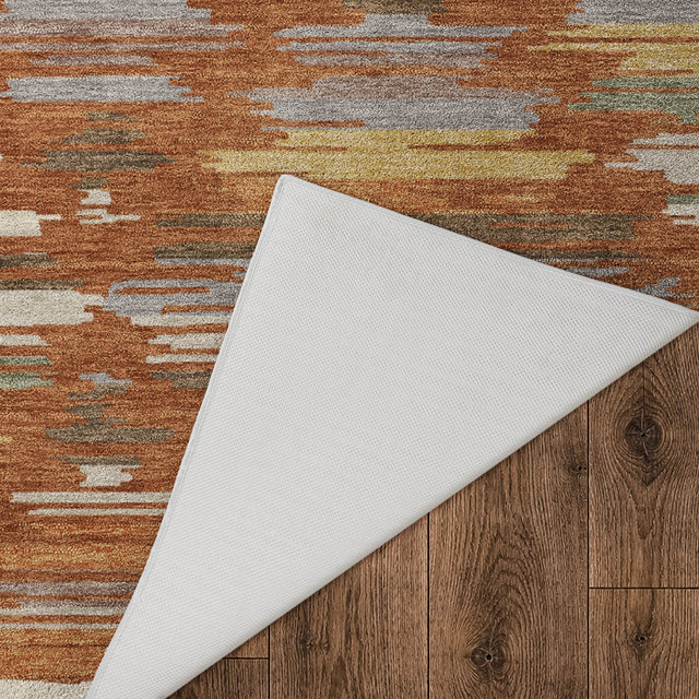 Dalyn Kenner KN2 Paprika Rug backing detail
