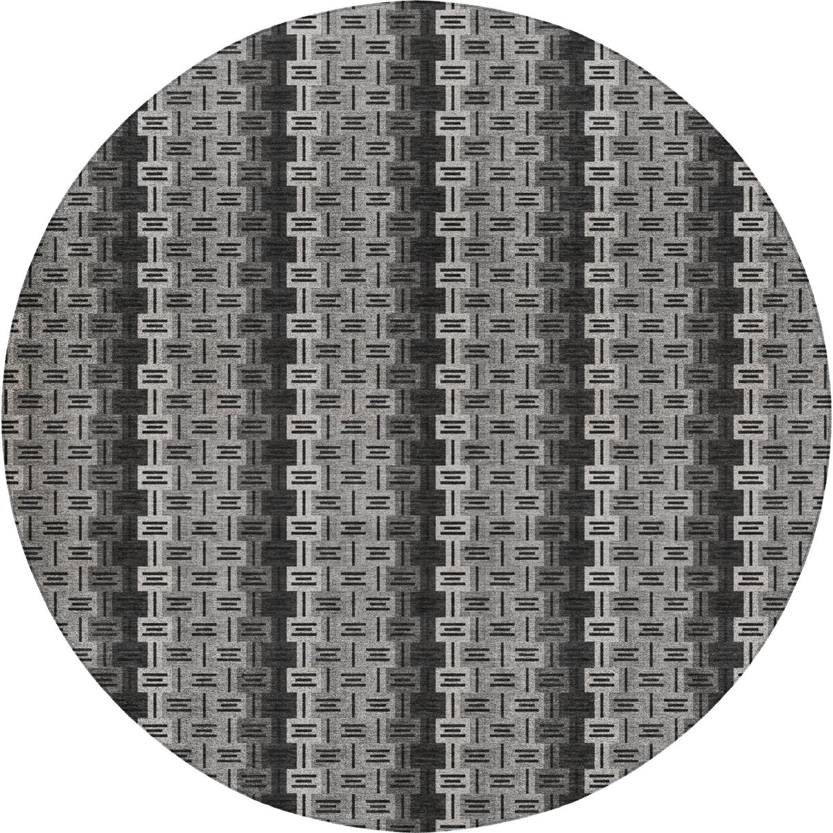 Dalyn Kenner KN3 Black Rug round rug