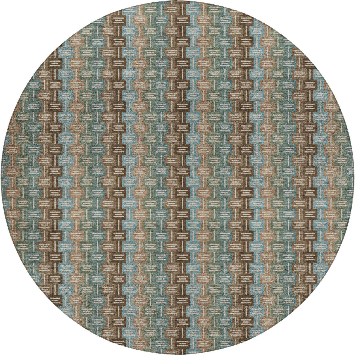 Dalyn Kenner KN3 Brown Rug round rug
