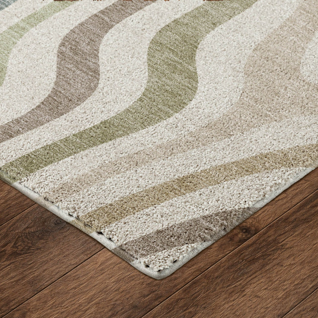 Dalyn Kenner KN4 Ivory Rug corner detail