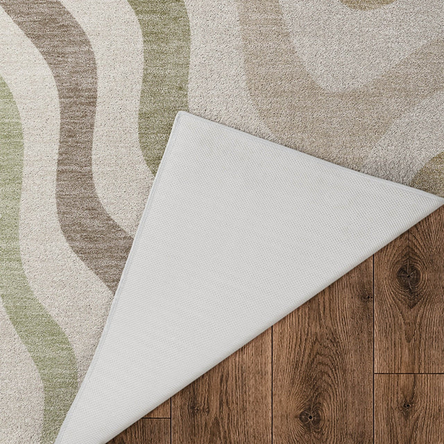 Dalyn Kenner KN4 Ivory Rug backing detail