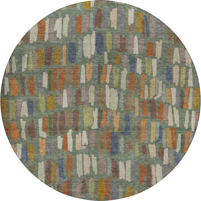 Dalyn Kenner KN5 Basil Rug round rug