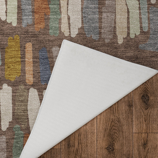 Dalyn Kenner KN5 Chocolate Rug backing detail