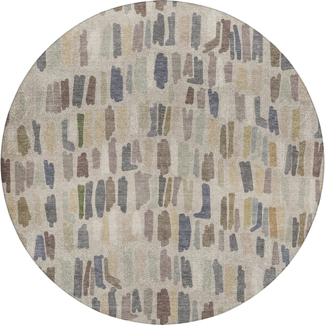 Dalyn Kenner KN5 Linen Rug round rug