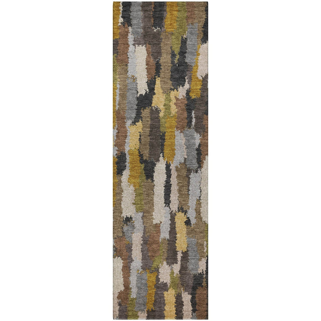 Dalyn Kenner KN6 Black Rug runner rug