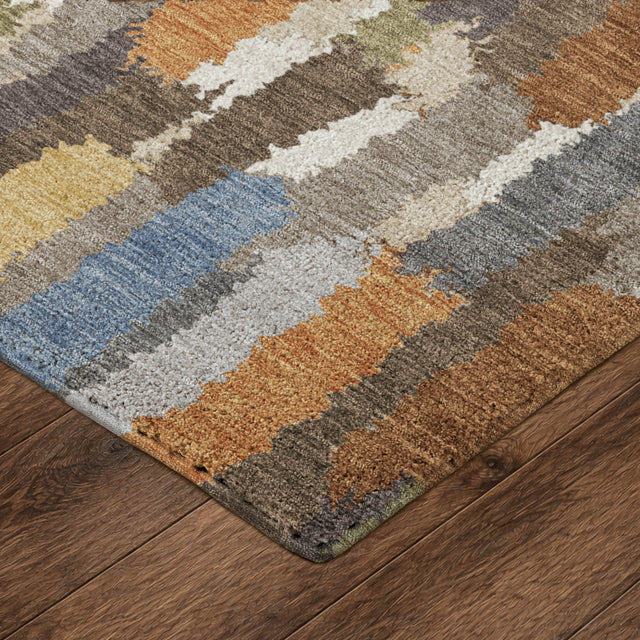 Dalyn Kenner KN6 Chocolate Rug corner detail