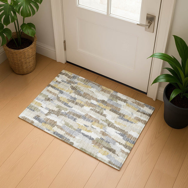 Dalyn Kenner KN6 Ivory Rug shown in a room
