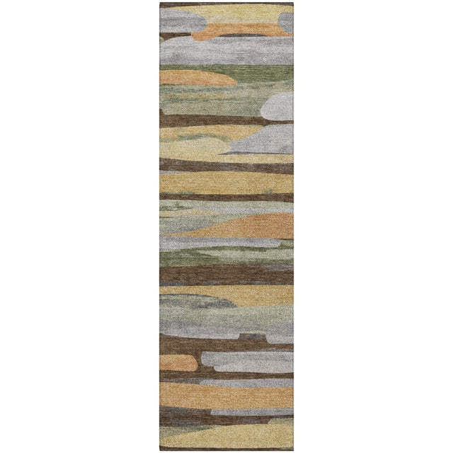 Dalyn Kenner KN7 Chocolate Rug runner rug