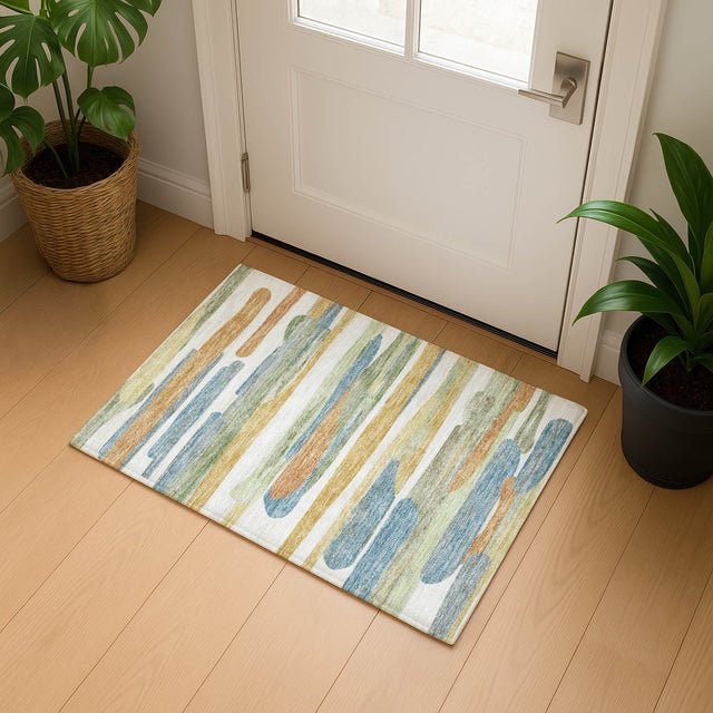 Dalyn Kenner KN7 Ivory Rug shown in a room