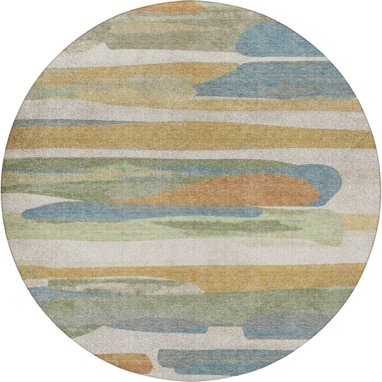 Dalyn Kenner KN7 Ivory Rug round rug