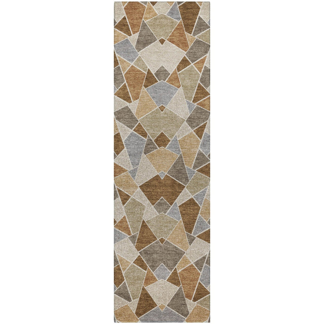 Dalyn Kenner KN8 Chocolate Rug runner rug