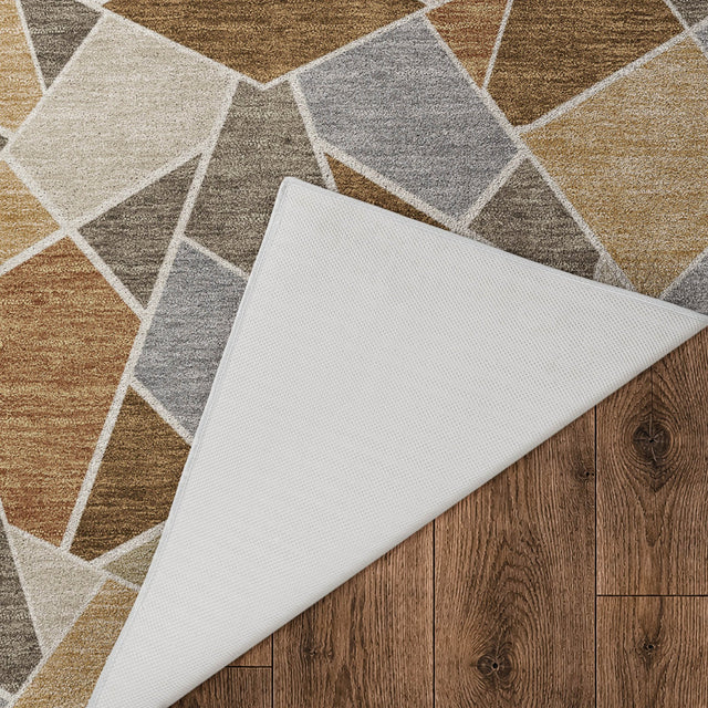 Dalyn Kenner KN8 Chocolate Rug backing detail