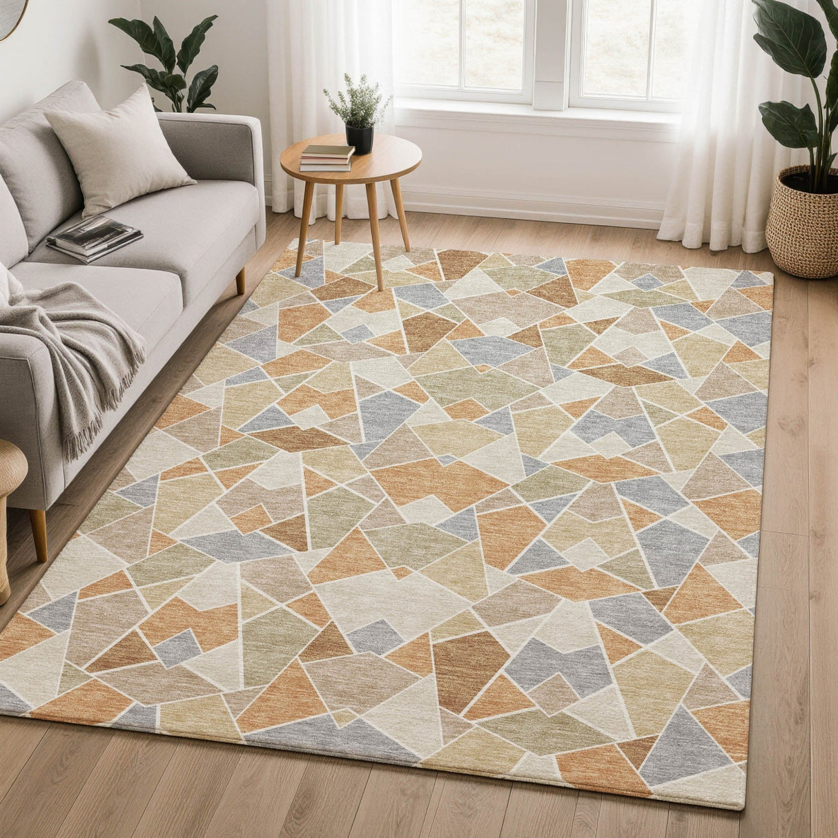 Dalyn Kenner KN8 Copper Rug shown in a room