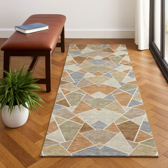 Dalyn Kenner KN8 Copper Rug shown in a room