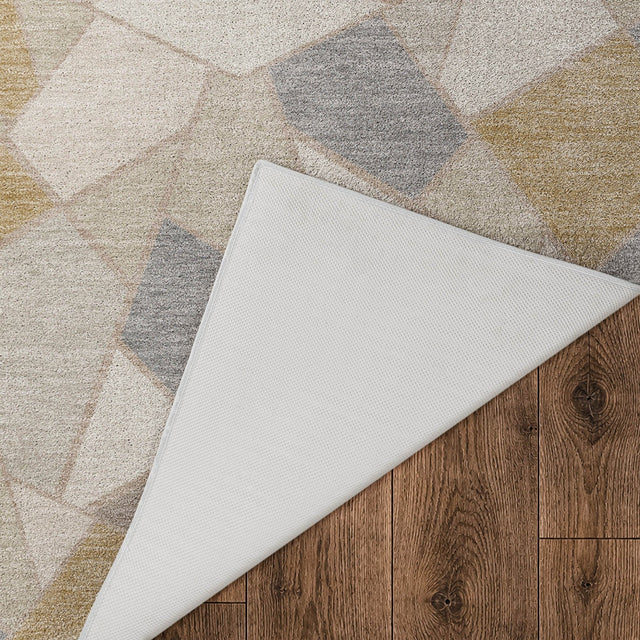 Dalyn Kenner KN8 Ivory Rug backing detail