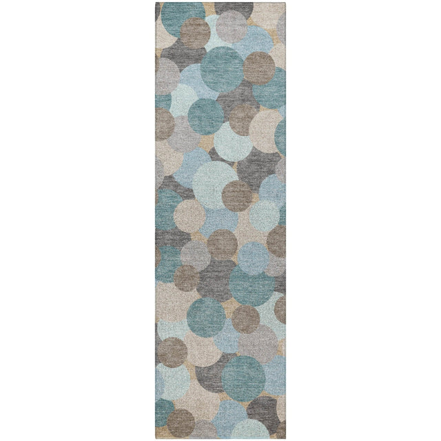 Dalyn Kenner KN9 Turquoise Rug runner rug