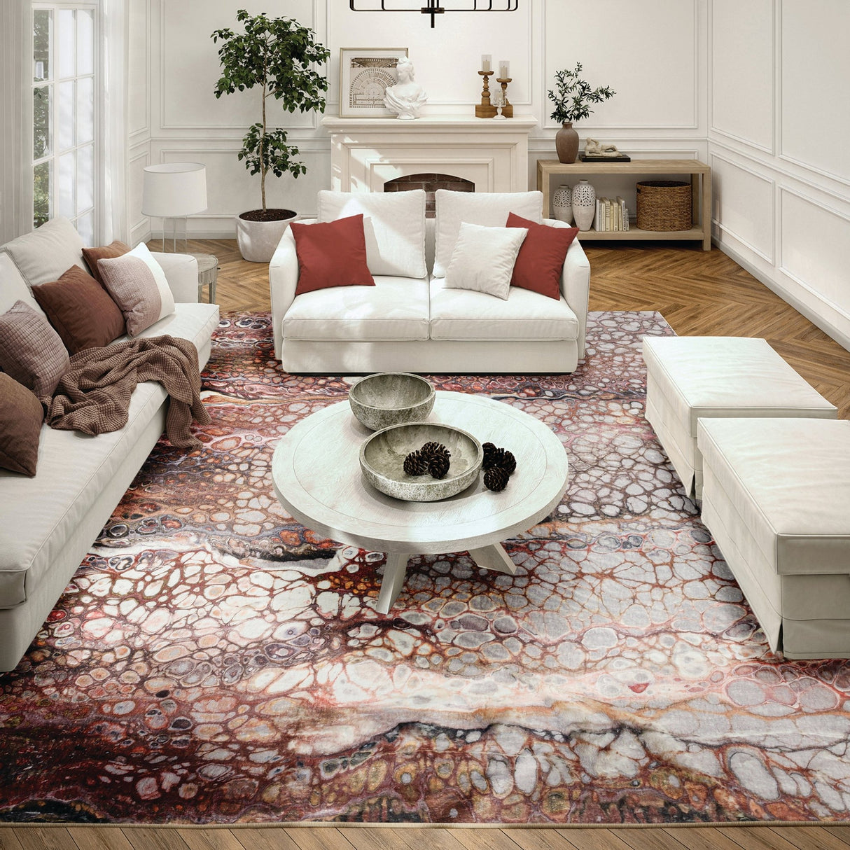 Dalyn Kikiamo KK15 Canyon Rug shown in a room