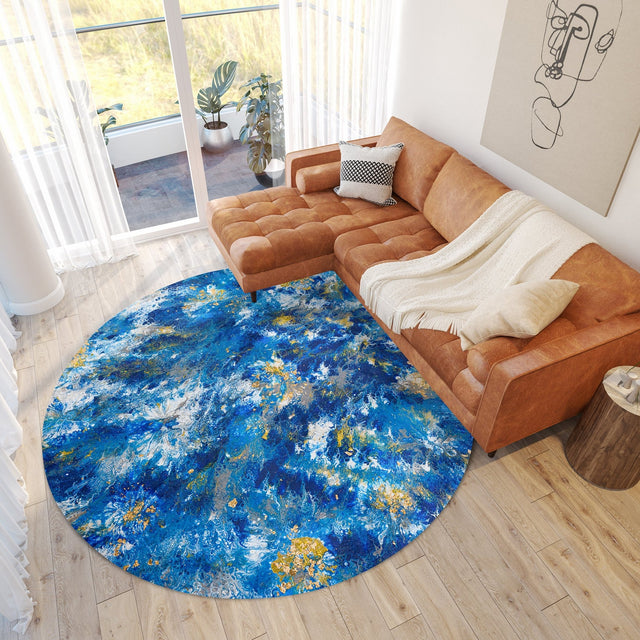 Dalyn Kikiamo KK17 Pacifica Rug shown in a room