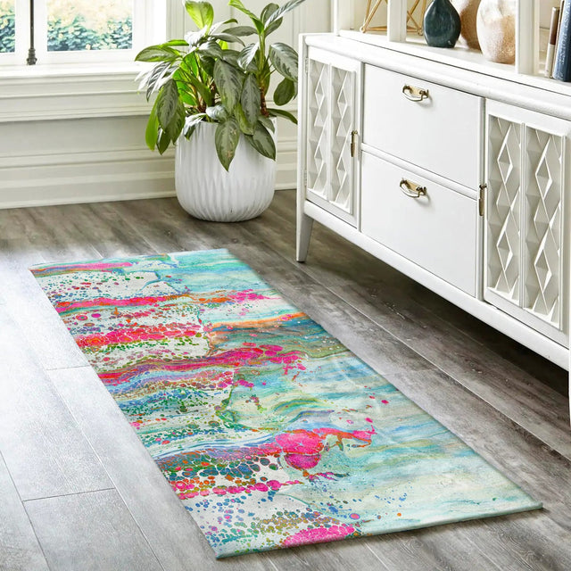 Dalyn Kikiamo KK2 Confetti Rug shown in a room