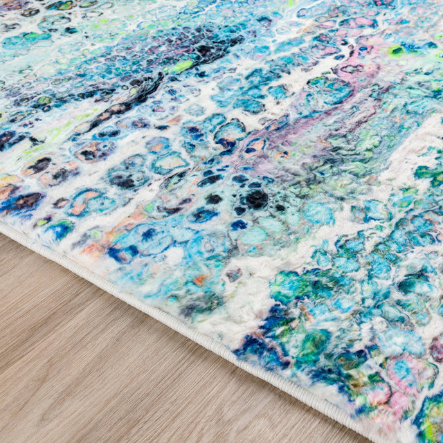 Dalyn Kikiamo KK20 Twilight Rug finished edge detail