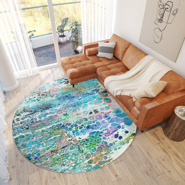 Dalyn Kikiamo KK20 Twilight Rug shown in a room