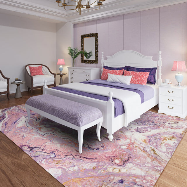 Dalyn Kikiamo KK6 Primrose Rug shown in a room