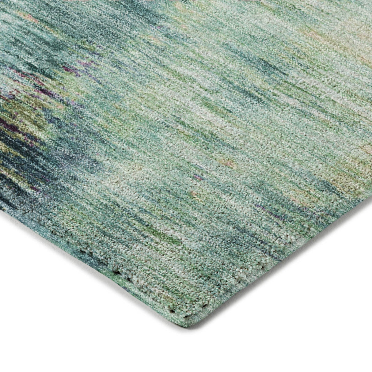 Dalyn Kochi KC1 Teal Rug corner detail