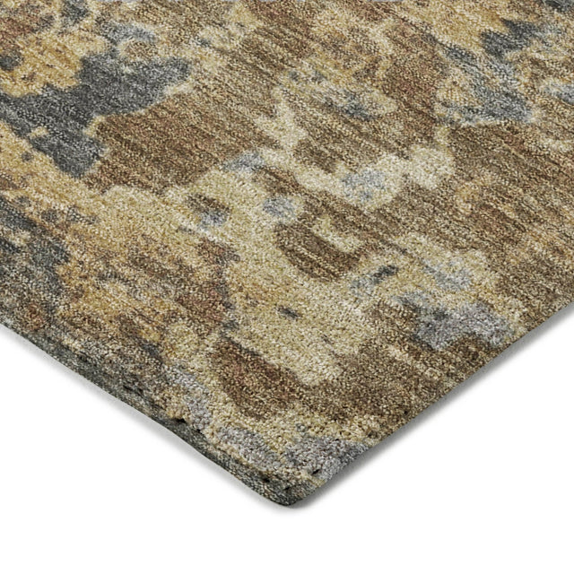 Dalyn Kochi KC11 Pewter Rug corner detail