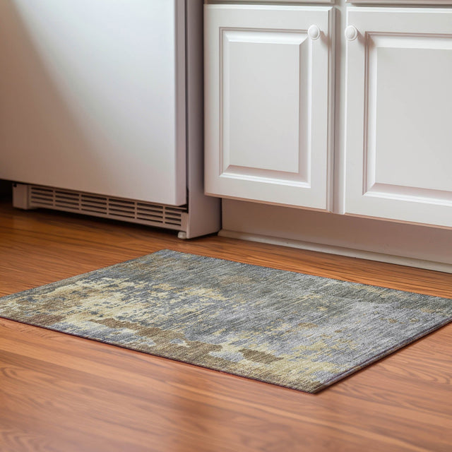 Dalyn Kochi KC11 Pewter Rug shown in a room