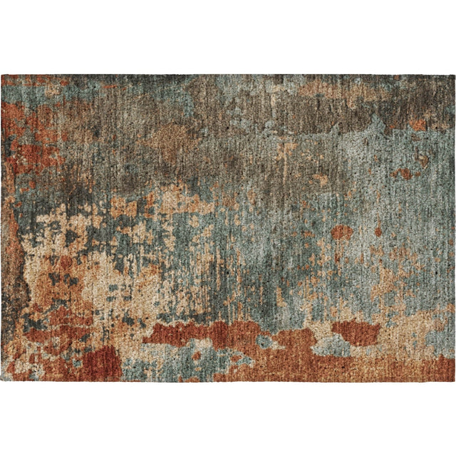 Dalyn Kochi KC11 Teal Rug rectangular rug