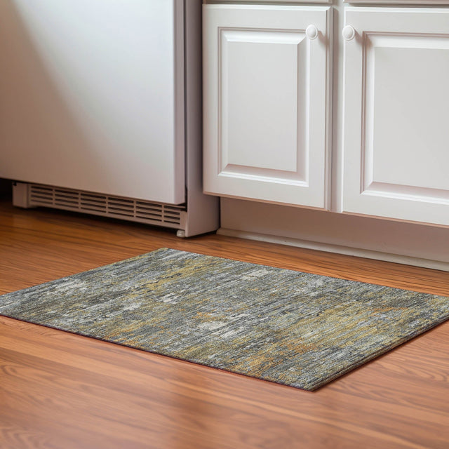 Dalyn Kochi KC12 Gray Rug shown in a room