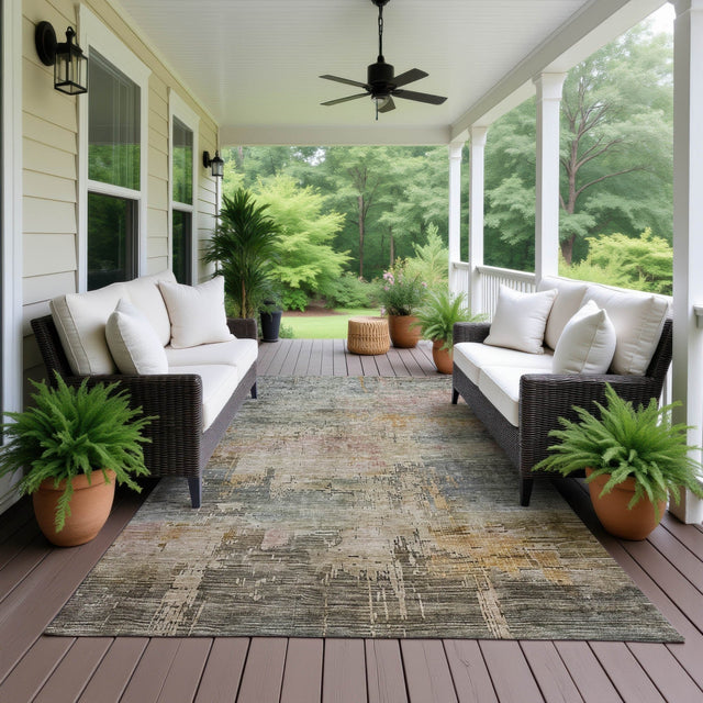 Dalyn Kochi KC15 Granite Rug outdoor lifestyle image