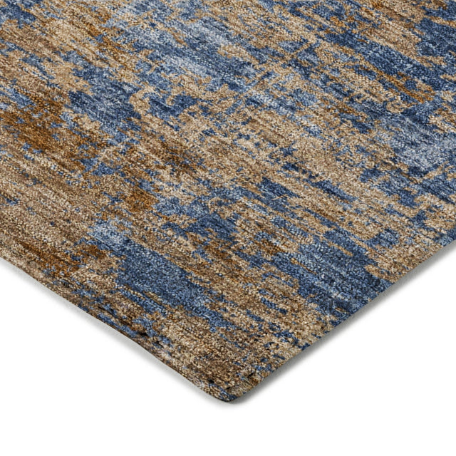 Dalyn Kochi KC2 Navy Rug corner detail