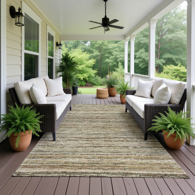 Dalyn Kochi KC3 Mocha Rug outdoor lifestyle image